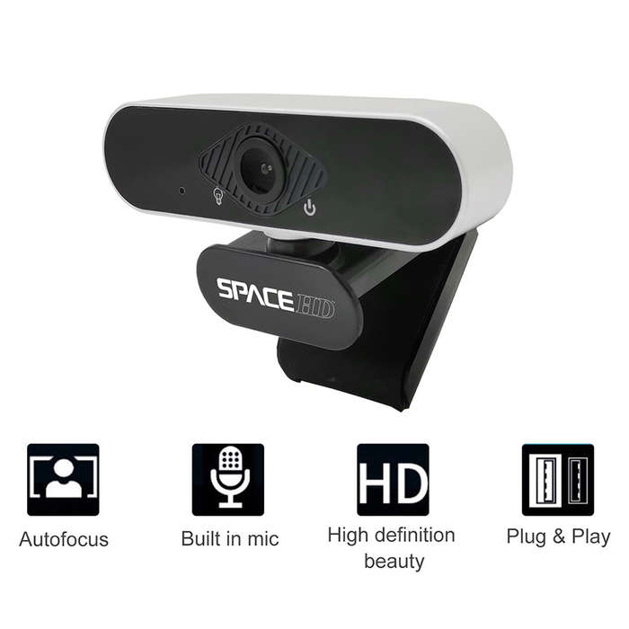 Space TV Auto-Focus Web Cam- Full High Definition 1080P USB Web Camera