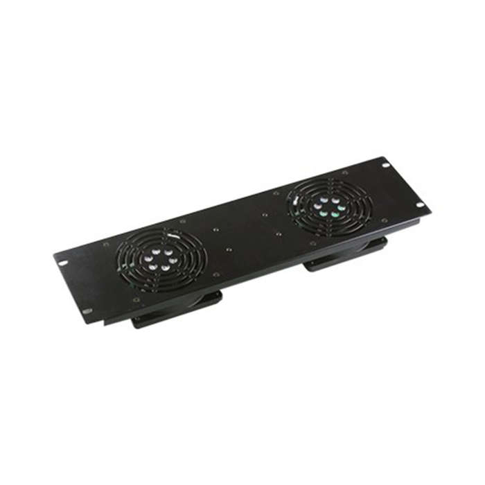 Space TV Cabinet Cooling System with 2 Fans 3UFor Space TV Network Cabinets