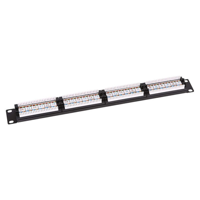 Space TV 24 Port 19" RJ45 CAT6 Patch Panel For Space TV Network Cabinets