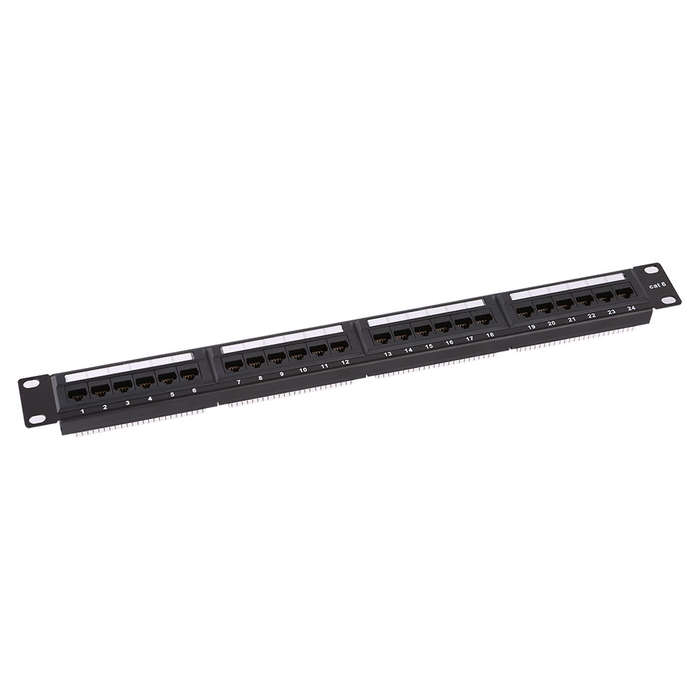 Space TV 24 Port 19" RJ45 CAT6 Patch Panel For Space TV Network Cabinets