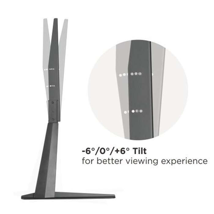 Minimalist Style Adjustable Tabletop TV Stand 32to 70 50kg (TVARM-DMS01)