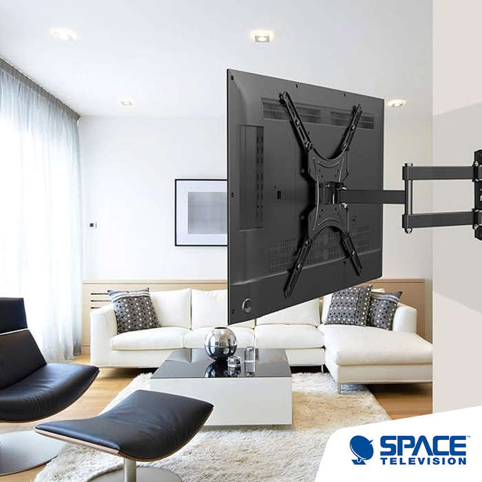 Space TV Full Motion Wall Mount TV Bracket - 23 to 55"