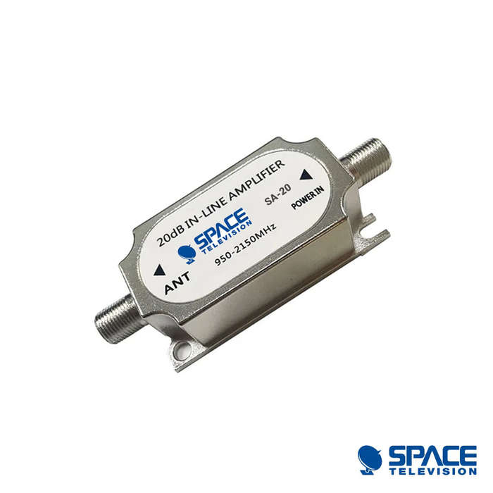 Space TV Inline Satellite IF Amplifier 20DB 950-2400Mhz