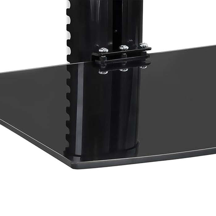 Space TV Smoked Glass Single Shelf Bracket for DVD AV & DSTV Components