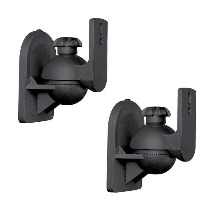Space TV Adjustable Swivel & Tilt Speaker Brackets Wall Mount - Set of 2