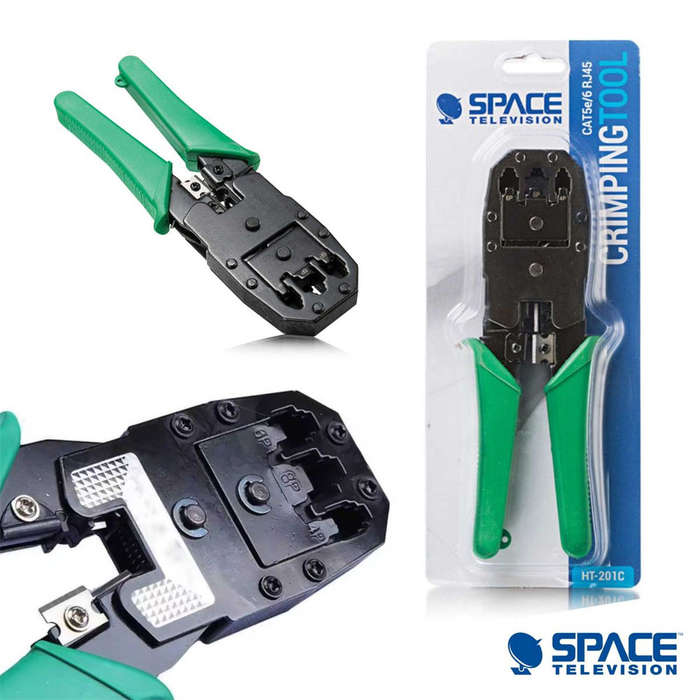 Space TV Crimping Tool Cat5e / CAT6 / RJ45 Cable