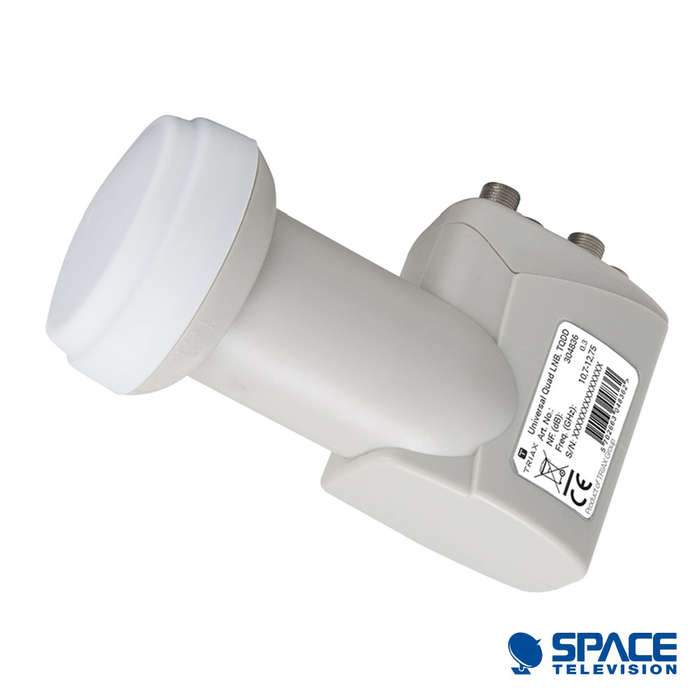 Triax Universal Quad LNB, TQDD (LNBFKUQT-TX QUAD)