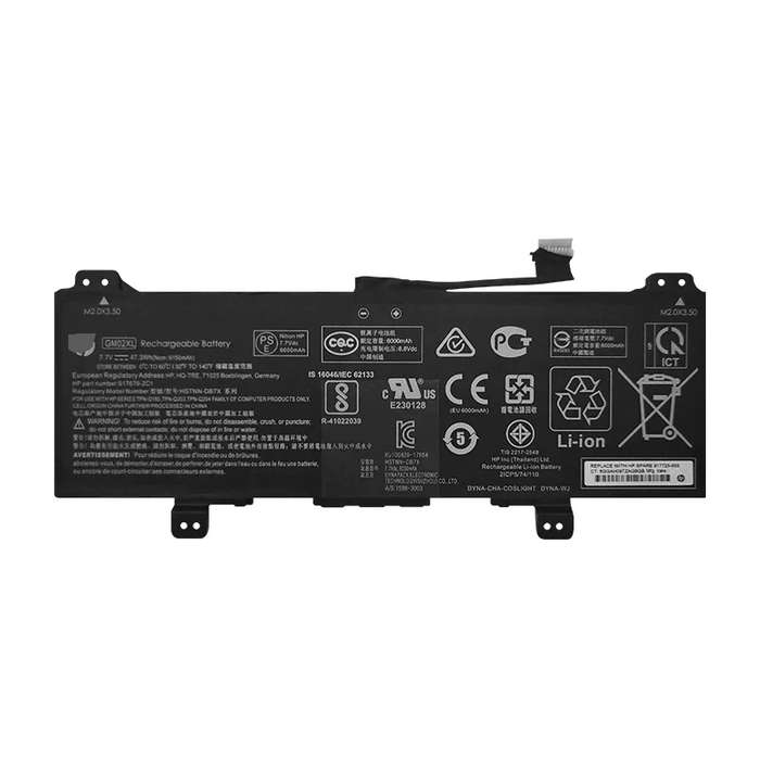 GM02XL HSTNN-DB7X 917725-855 Battery for HP Chromebook 11 G6 G7 14 G5 (7.7V 28Wh 2-Cell Li-Polymer)