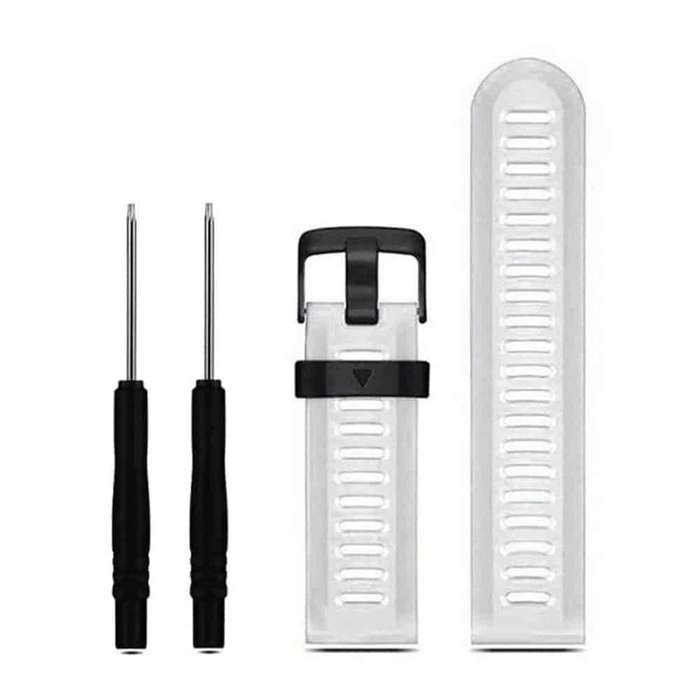 Silicone Strap for Garmin 26mm Fenix 3/5X/6X - White
