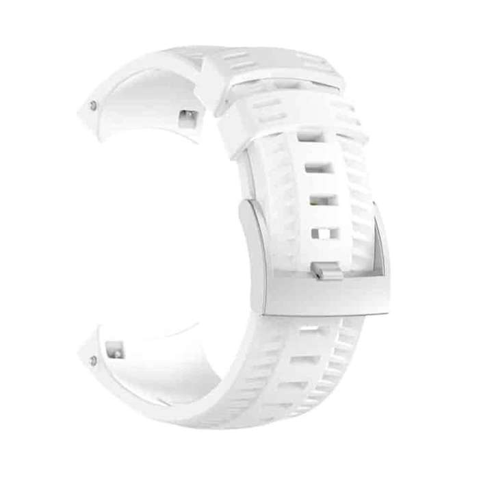 Silicone Strap for Suunto 9 Baro -white