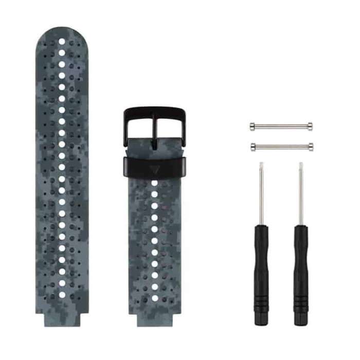 Silicone Strap for Garmin Forerunner 220/ 230/ 235/ 620/ 735- Camo