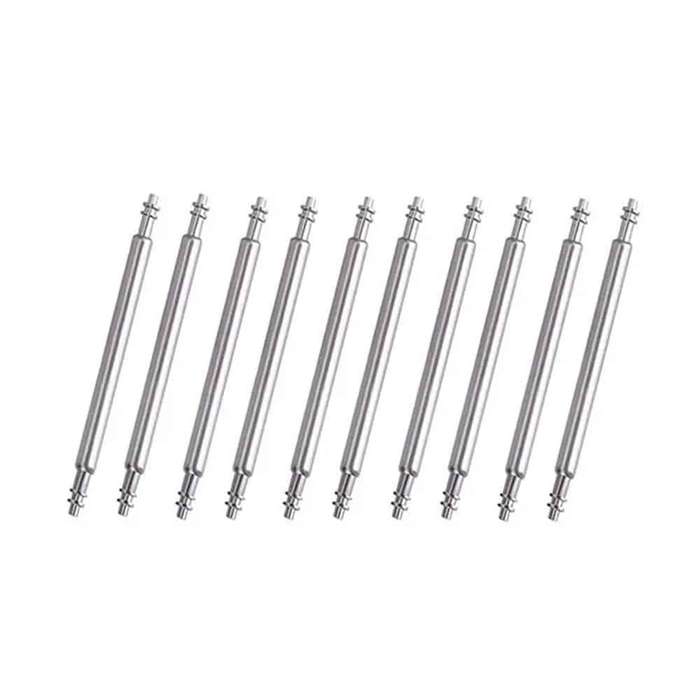 10mm width watch stainless steel spring bar tool - x10 pieces