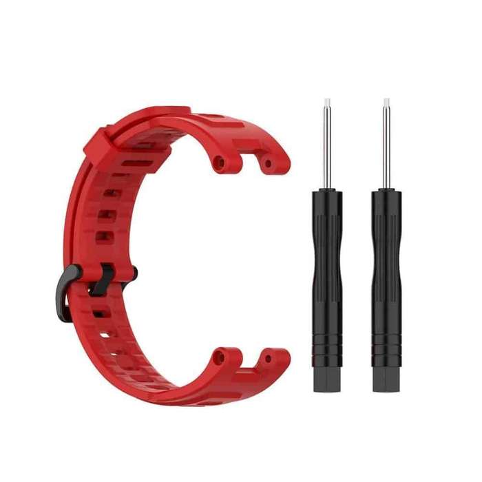 Amazfit T-Rex replacement silicone strap - Red (S-M-L)