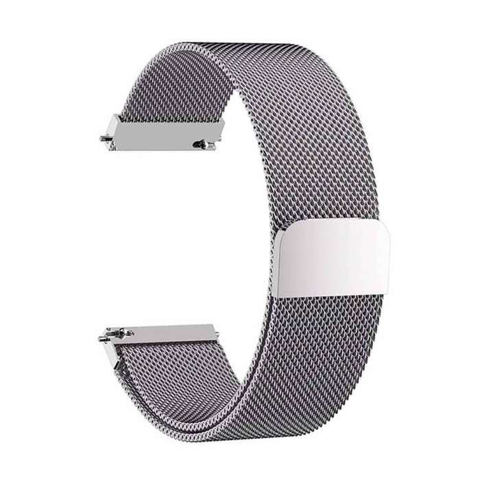 Suunto 9/9 Baro/Suunto7/ D5 Watch 24mm Replacement Band- Silver (S-M-L)