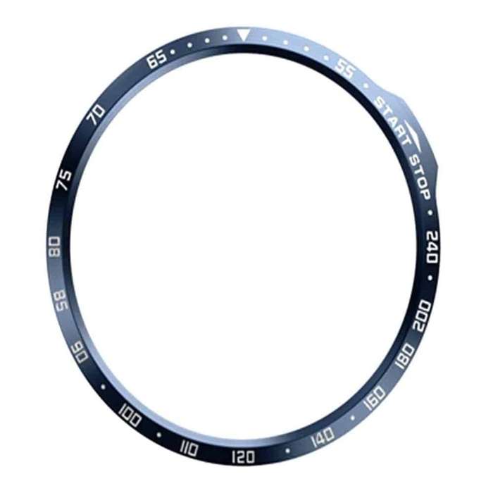 Garmin Fenix 6S stainless-steel ring watch bezel - Blue