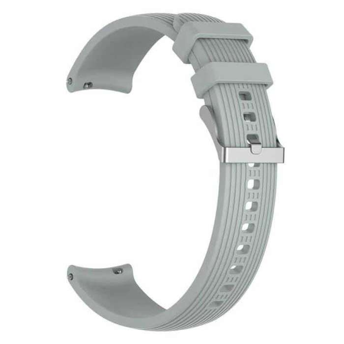 20mm Silicone Strap for Samsung Galaxy Watch/ Gear Sport- Grey