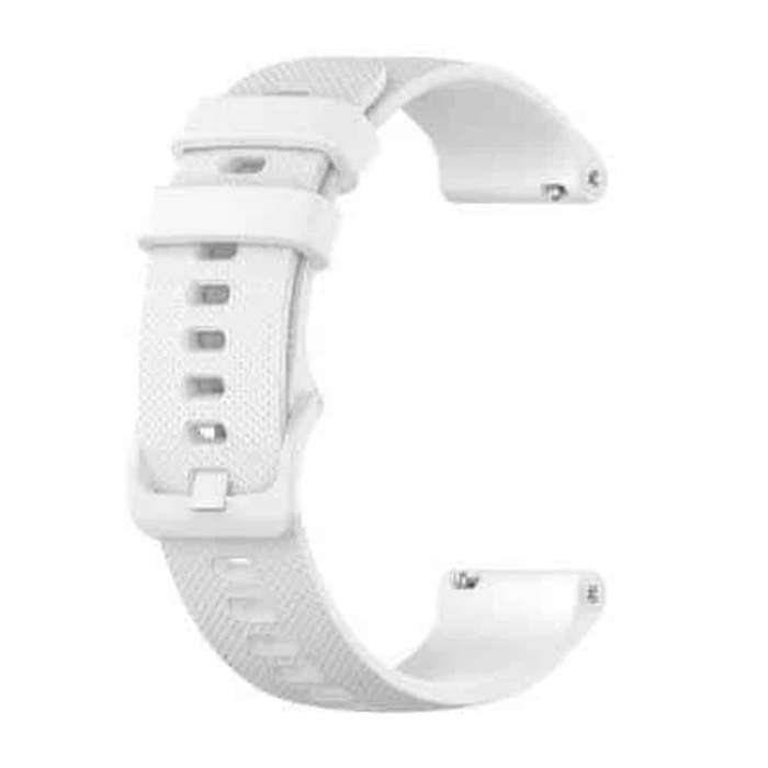 Silicone Strap for Garmin Venu Square - White