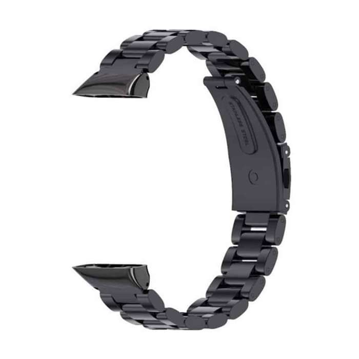 Stainless Steel Strap for Huawei band 6 - Black + Link removal tool