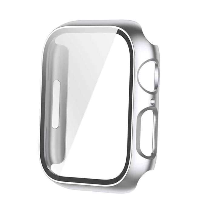Protective frame case for Apple iWatch 7 (41mm) - Silver