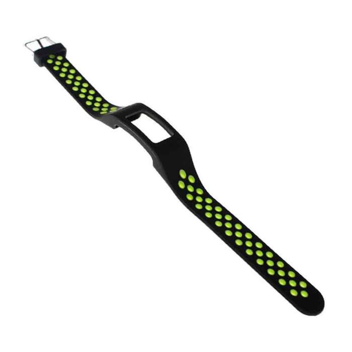Silicone Band for Garmin Vivofit 2 - Black+Green