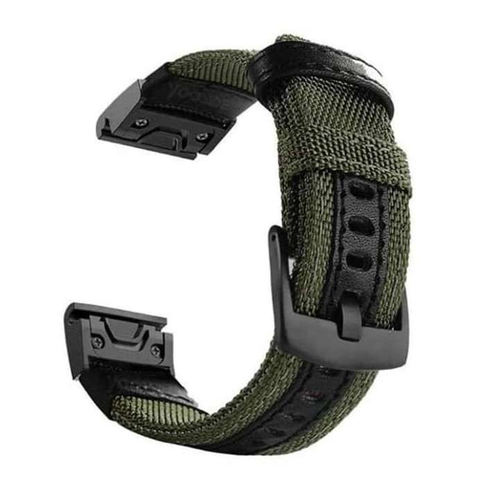 Quick Fit 26mm NOTA Nylon Durable Sweatproof Watch Band Strap for Garmin Fenix 5X/5X Pus/Fenix 3/...
