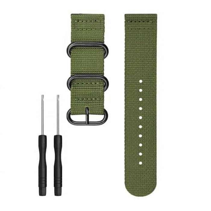 Nylon Replacement Bands 22mm Watch Strap Band Accessory with Pins and removal tools for Garmin Fe...