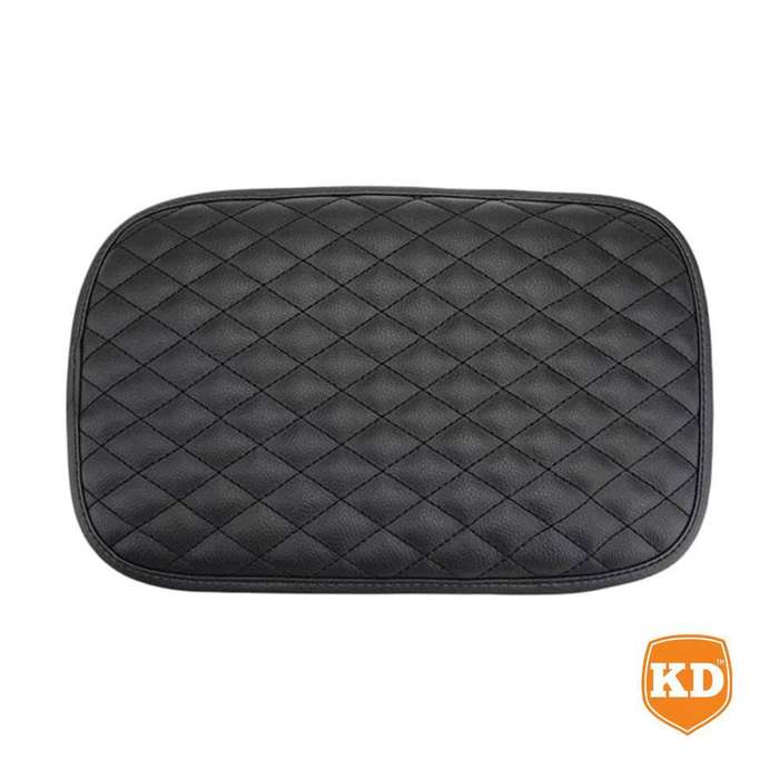 Car PU Leather Non-Slip Soft Armrest Centre Console Cover Mat