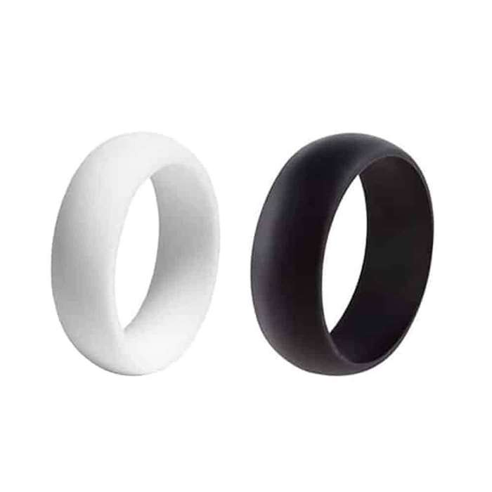 8mm Men's Wedding Silicone Ring (USA 13 RSA Z+1)-x2 Combo
