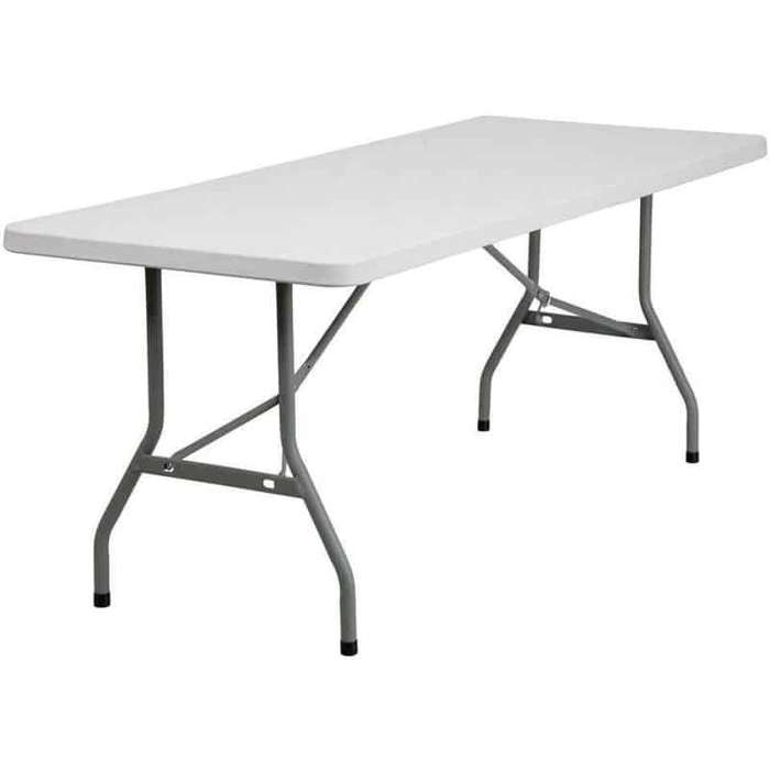 Supreme 1.8M Trestle Folding Table White + FREE Mini Matt Tablecloth
