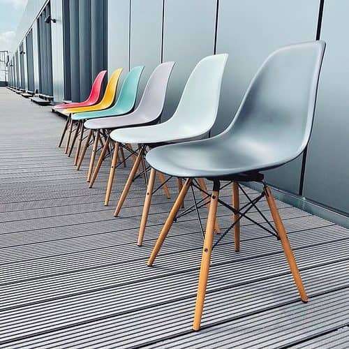 Emmy Wooden Leg Cafe Chair