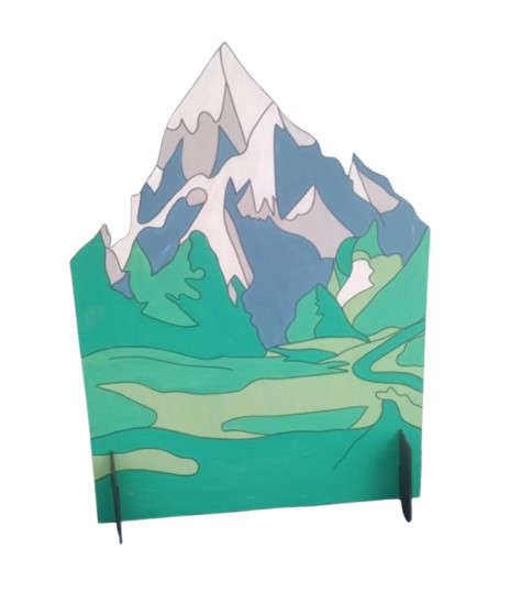 Mountain Life Size Cut Out 1.1mt