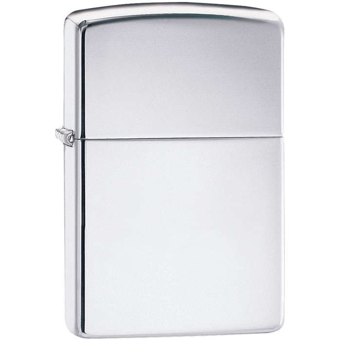 Zippo Lighter: High polish chrome (ZP250)