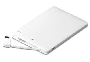 Dualism slim powerbank - white