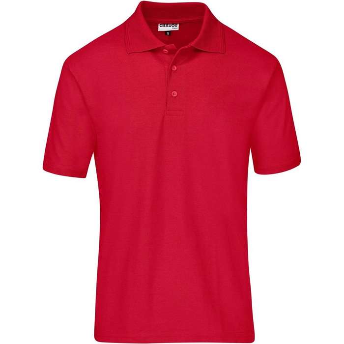 Altitude Basic Pique Golf Shirt - Mens - red