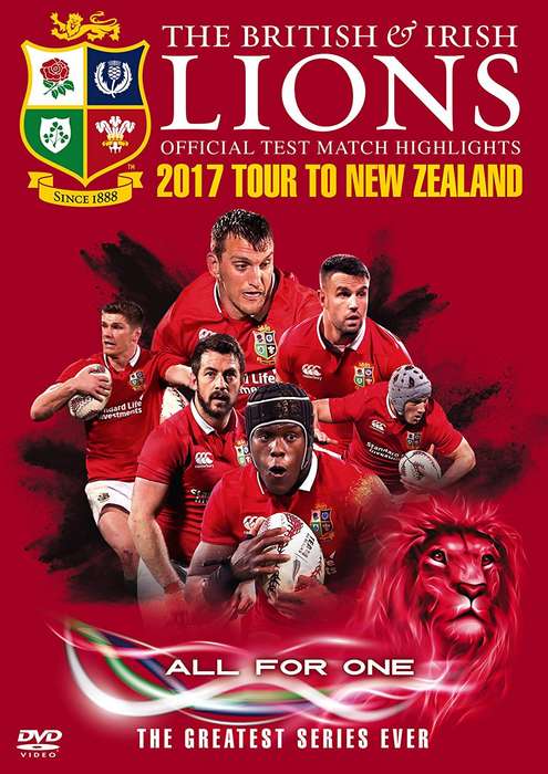 British and Irish Lions Official Test Match Highlights 2017 Tour To New Zealand (DVD)