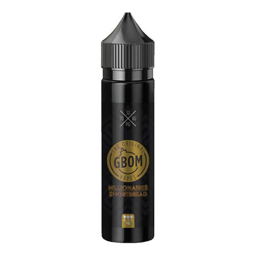 Local Vaping Liquid - GBOM Millionaires Shortbread (0mg)