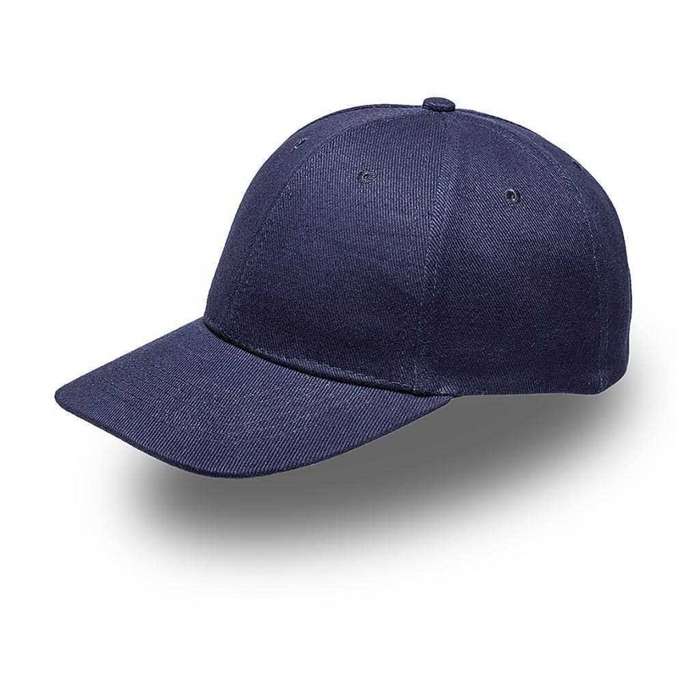 6 Panel Brushed Cotton Cap - navy (V6009)