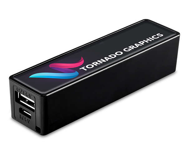 Vivid 2000 mAh Powerbank - black
