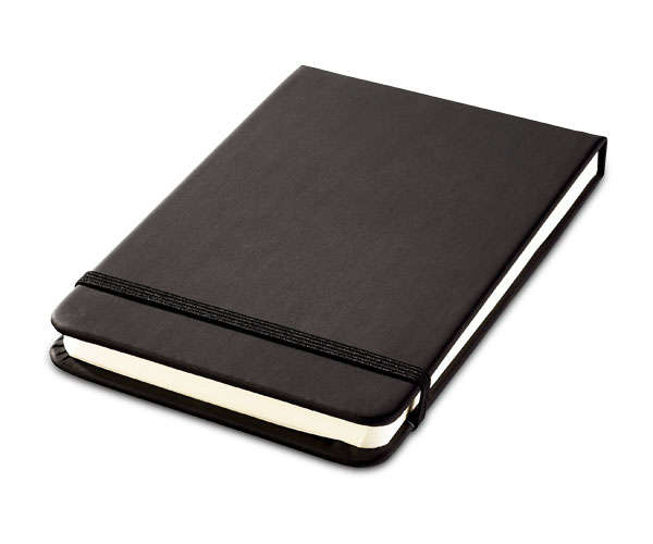 Discovery A6 flip journal - black