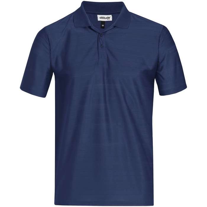 Altitude Milan Golf Shirt - Mens - navy
