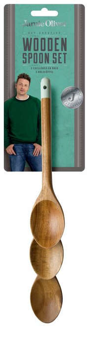 Jamie Oliver Set of 3 Wooden Spoon Set (JB3410)