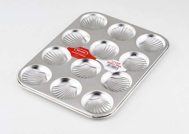 Metalix 12 Cup Shell Pan
