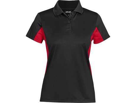 Altitude Championship Golf Shirt - Ladies - black/red