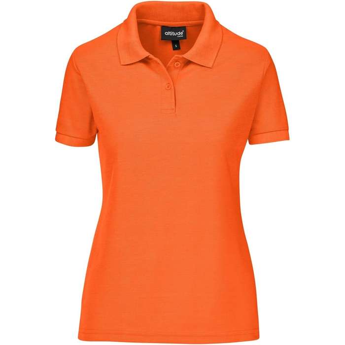 Altitude Everyday Golf Shirt - Ladies - orange