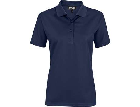 Altitude Exhibit Golf Shirt - Ladies - navy