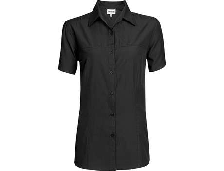 Altitude Short Sleeve Empire Shirt - Ladies - black