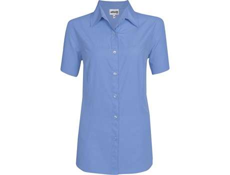 Altitude Short Sleeve Empire Shirt - Ladies - sky blue