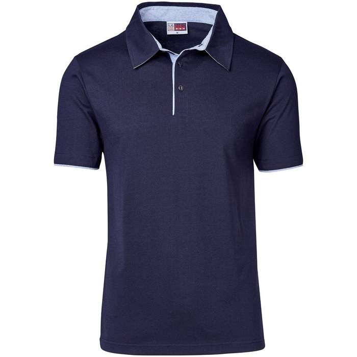 US Basic Delta Golf Shirt - Mens - navy (BAS-11202)