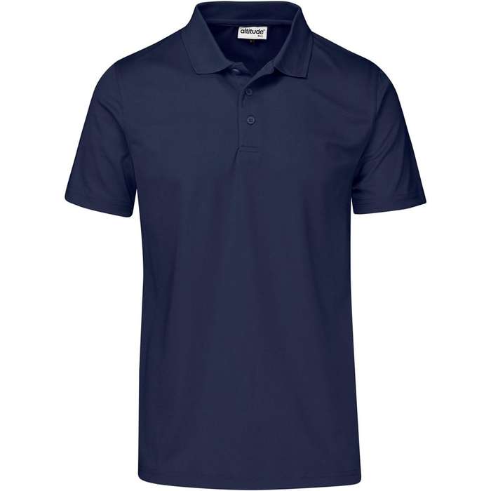 Altitude Distinct Golf Shirt - Mens - navy