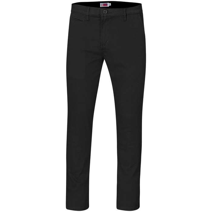 US Basic Superb Stretch Chino Pants - Mens - black (BAS-11214)